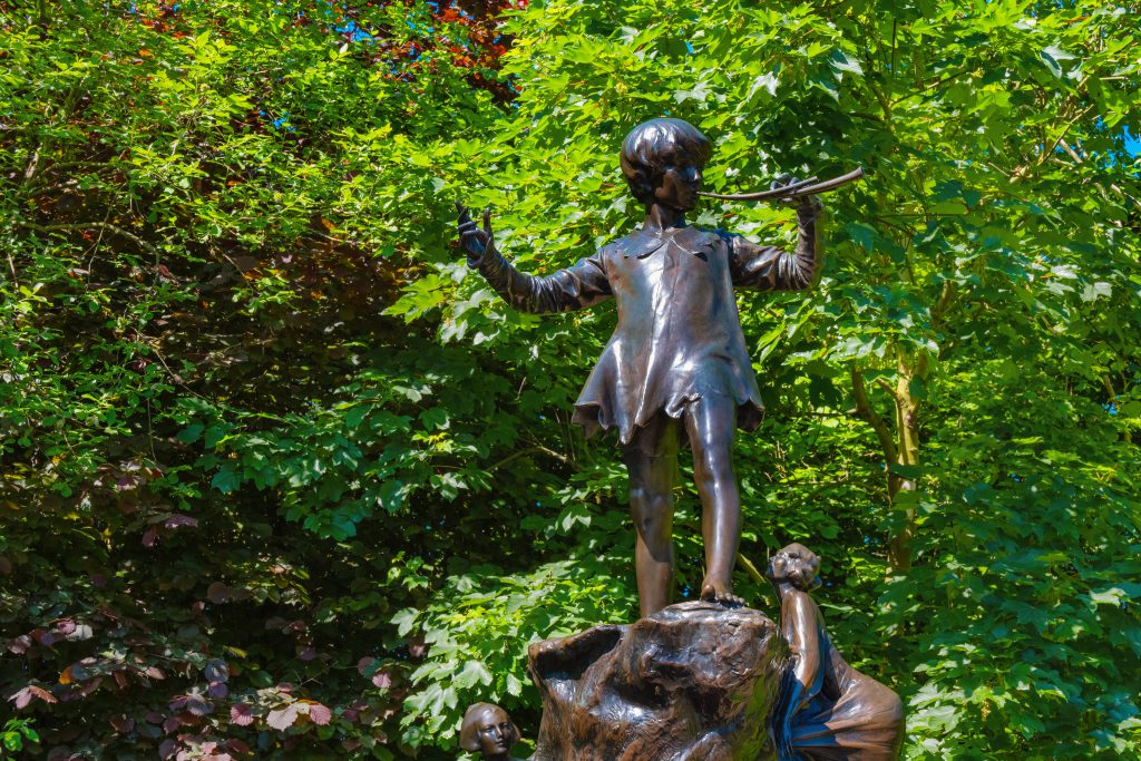 The Peter Pan statue